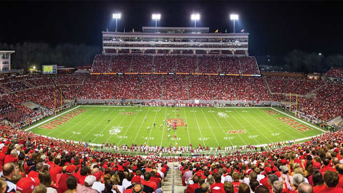 Carter-Finley at night